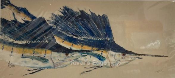 Atlantic Sailfish $95 by Fred Fisher